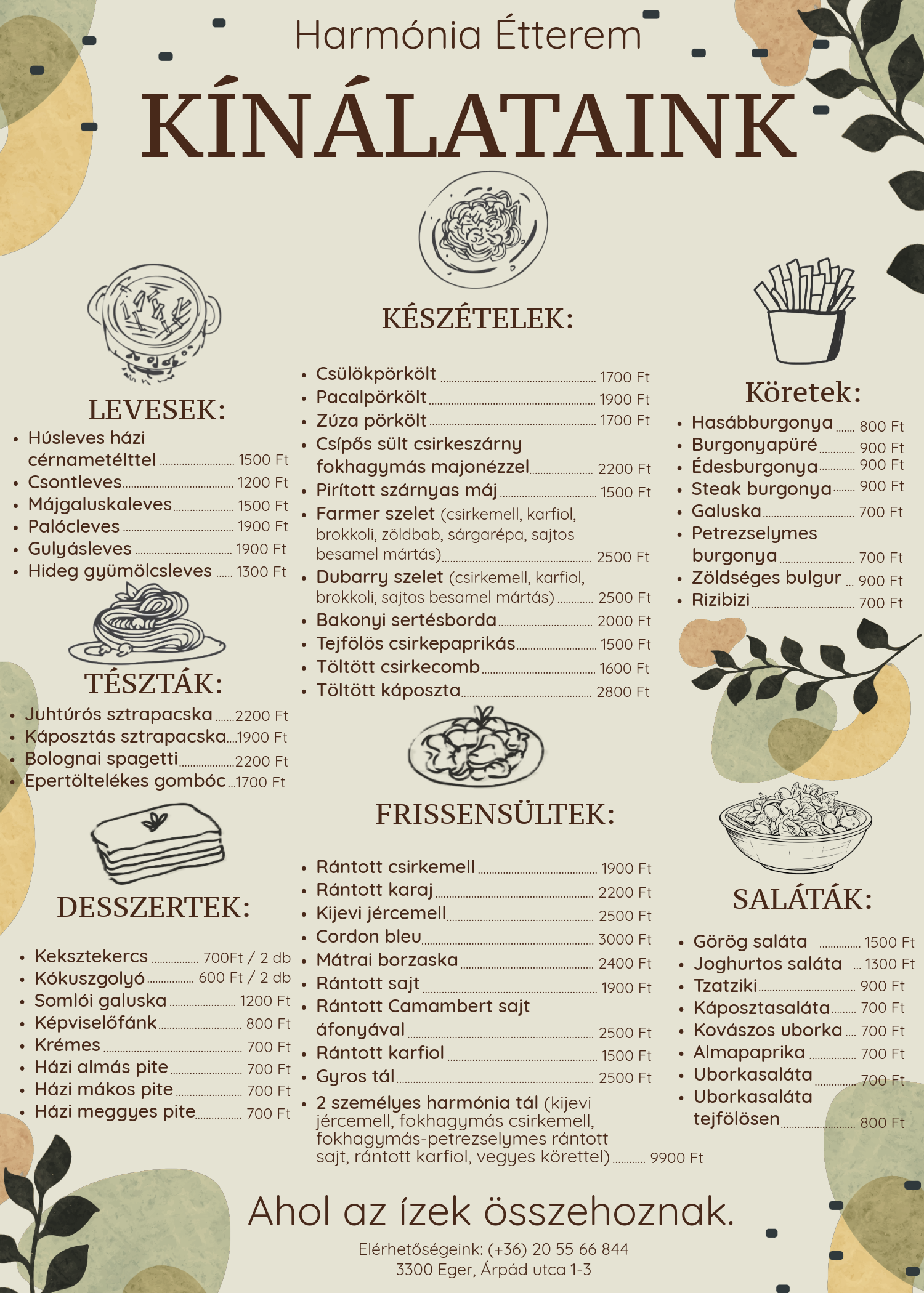 Étkezés az Árpád úton